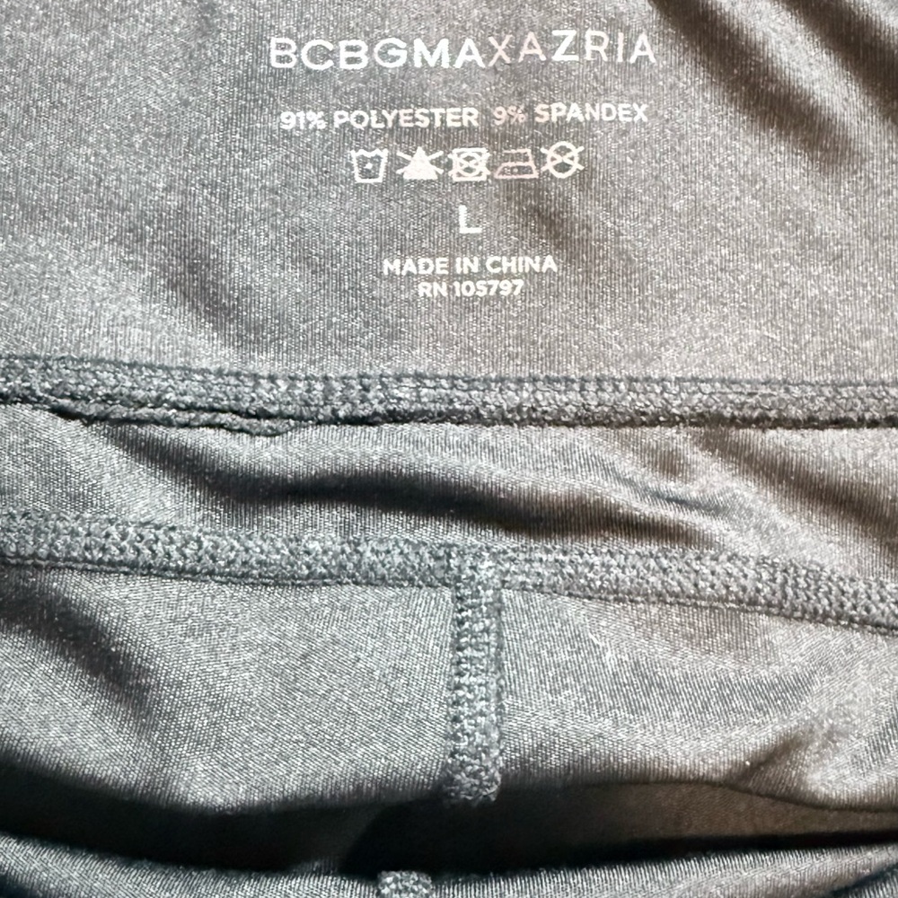 BCBGMaxAzria Black/Charcoal/Grey  Legging